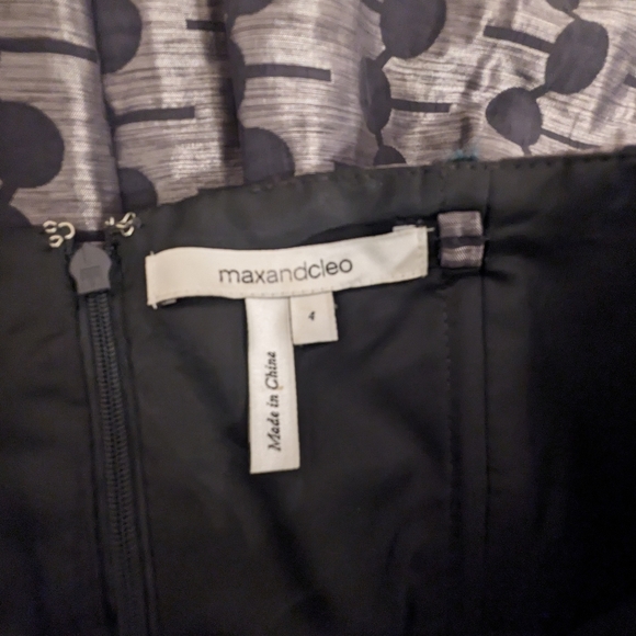 ♥️ MAX & CLEO "ALISSA" STRAPLESS COCKTAIL DRESS SIZE 4♥️ - Picture 2 of 4